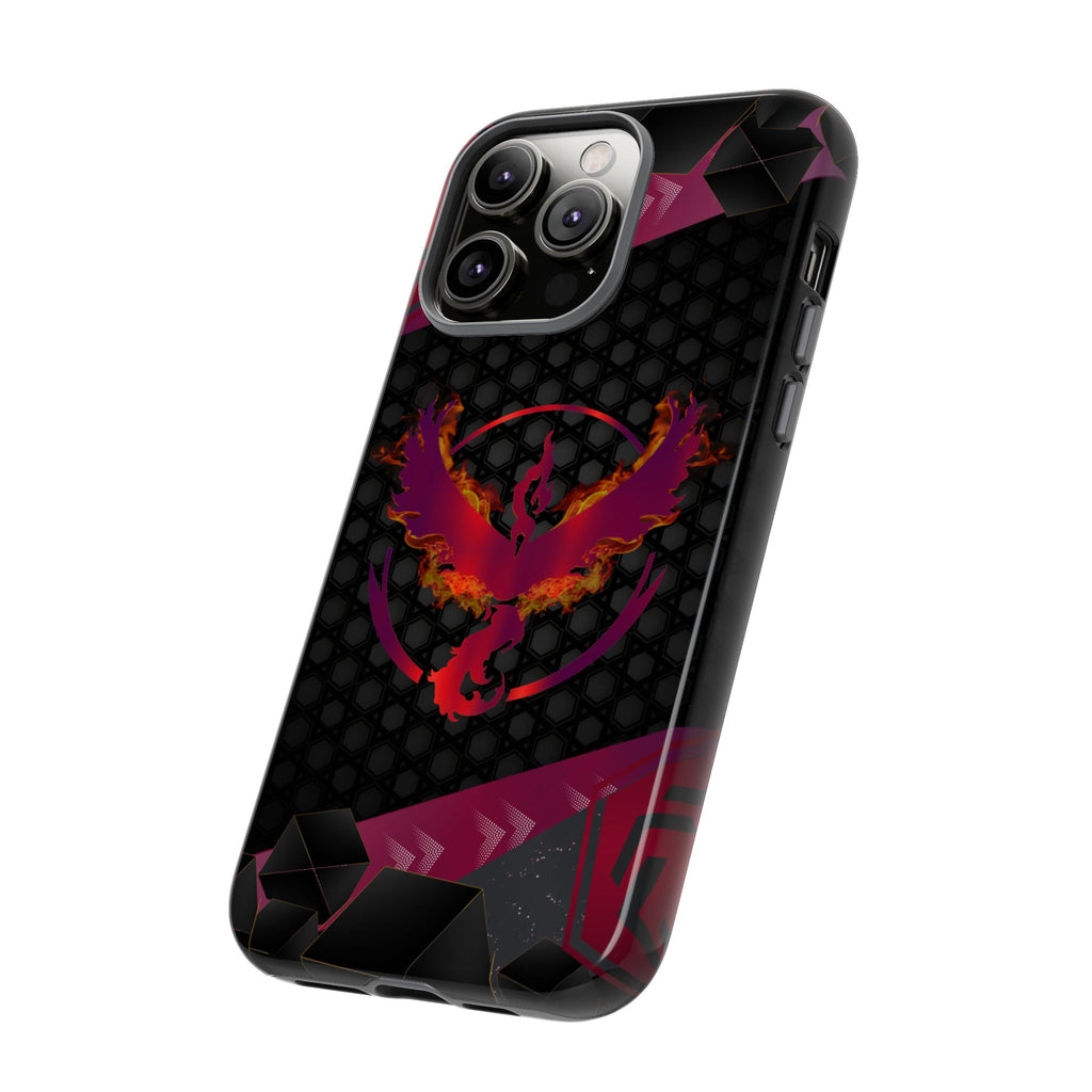 Pokémon Phone Case – Team Valor Tough & Rugged Dual-Layer Protection for iPhone, Samsung, Pixel | Wireless Charging Ready