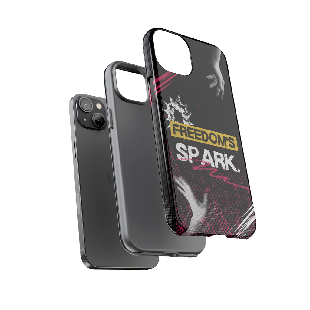 Tough Cases - Freedom's Spark Motivationsl Themed Phone Protection for iPhone, Samsung, and Google Pixel (Matte/Glossy)