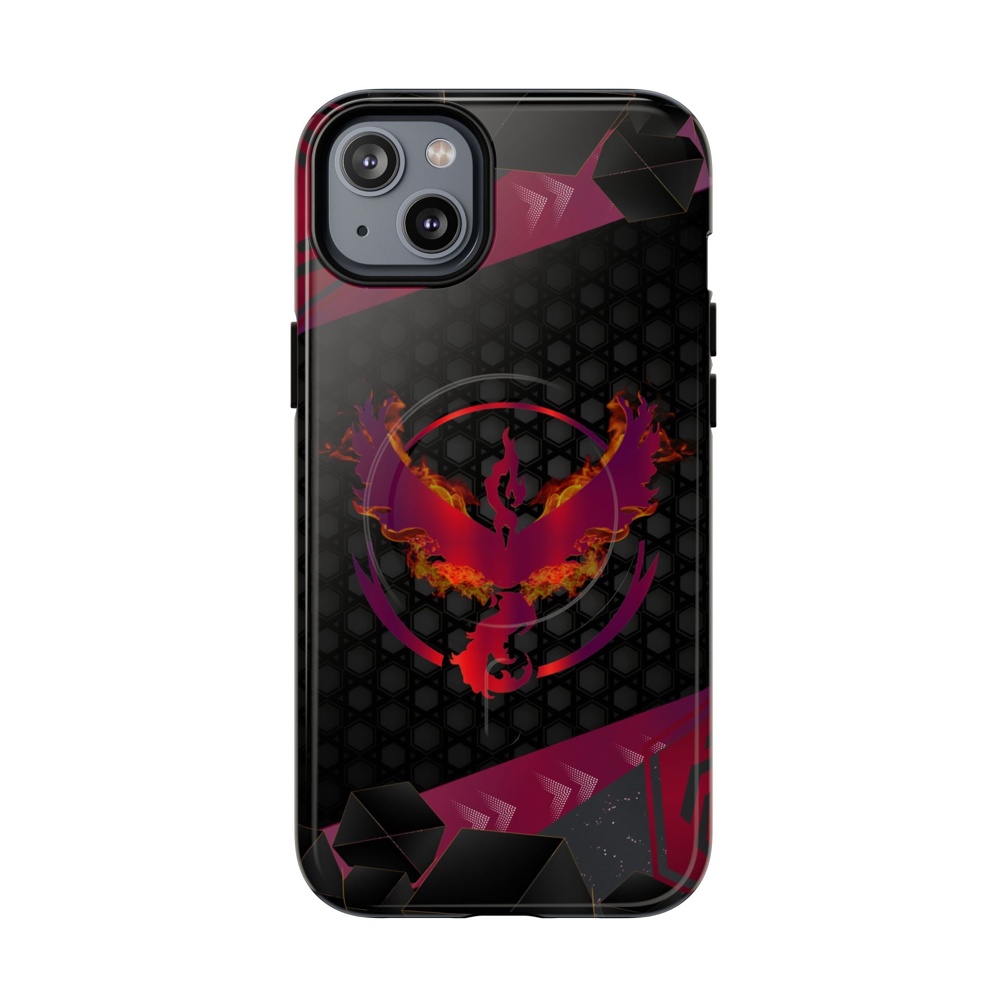 Pokémon Phone Case – Team Valor Tough MagSafe for iPhone 15, 16, 17 | Dual-Layer Armor + Magnetic Charging