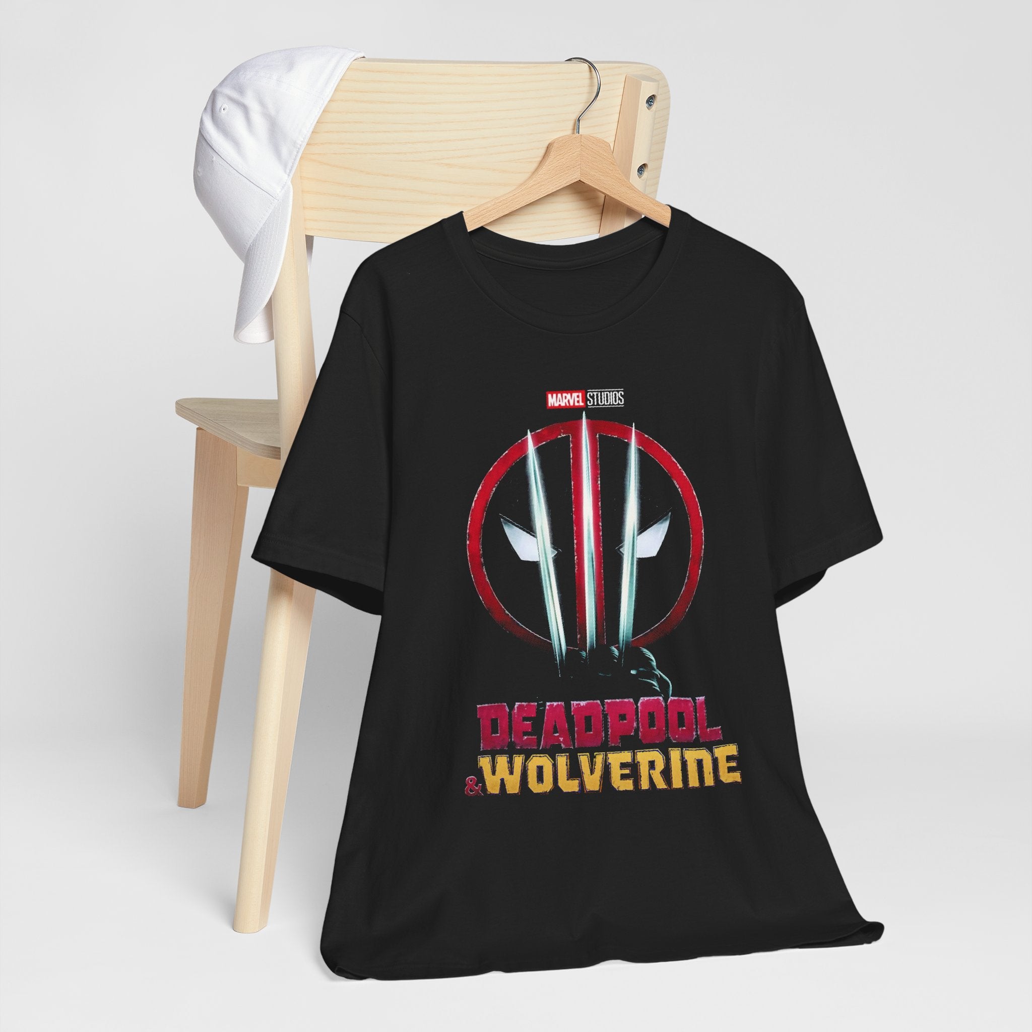 Deadpool and Wolverine T-Shirt – Marvel Graphic Tee for Comic Fans | Unisex Cotton Jersey