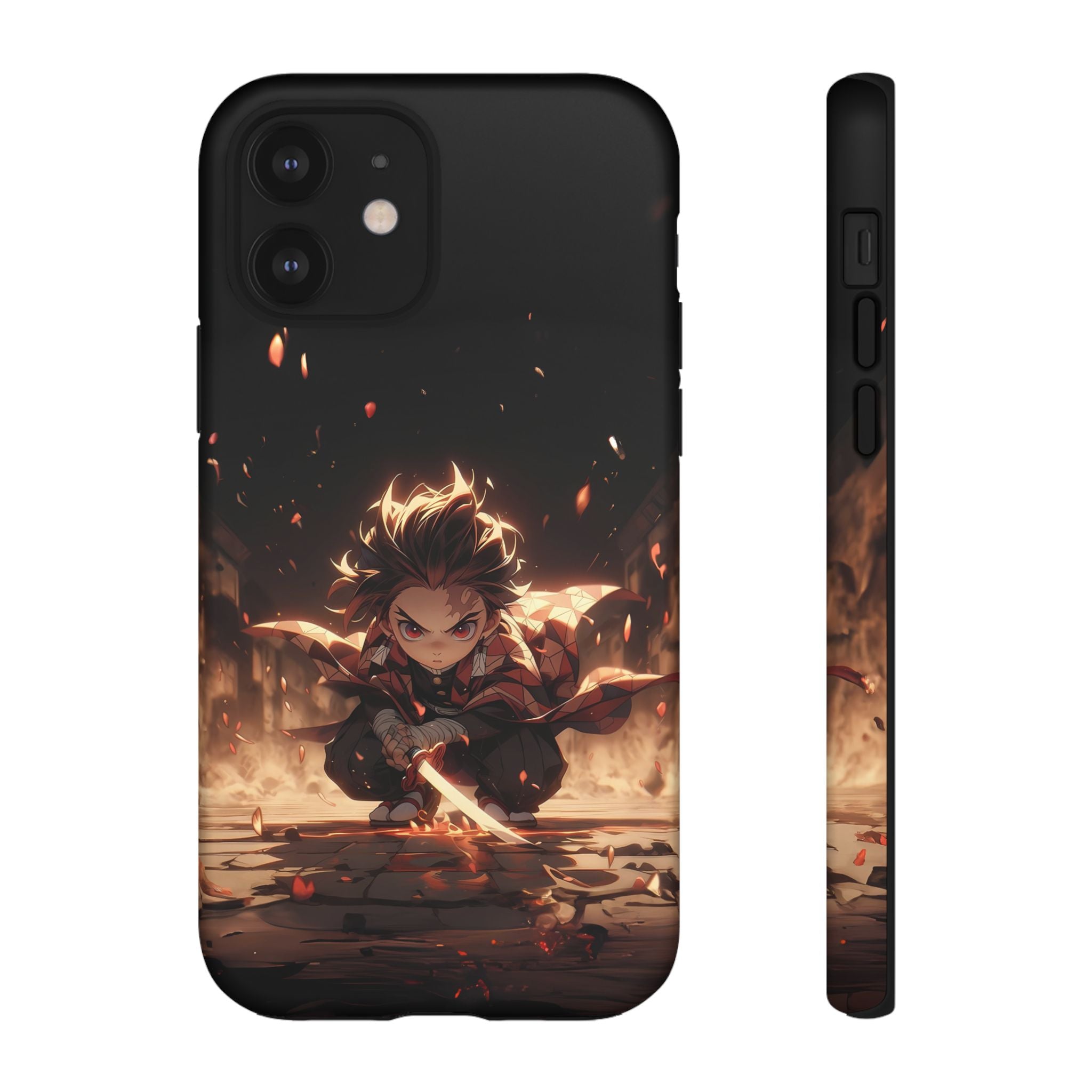 Tough Phone Case – Chibi Tanjiro Kamado Anime Protective Case for iPhone & Samsung