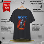 T-Shirt Rock In T Shirt - AC/DC Graphic Tee (Unisex Rock Shirt) Vintage Black