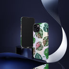 Tough Cases - Monstera Leaf Themed Phone Protection for iPhone, Samsung, and Google Pixel (Matte/Glossy)