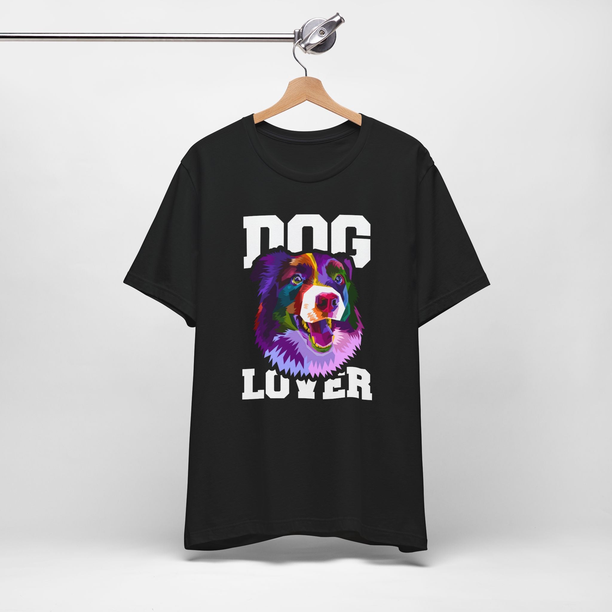 Dog Lover Shirt – Colorful Graphic T-Shirt for Dog Owners | Soft Cotton Unisex Fit