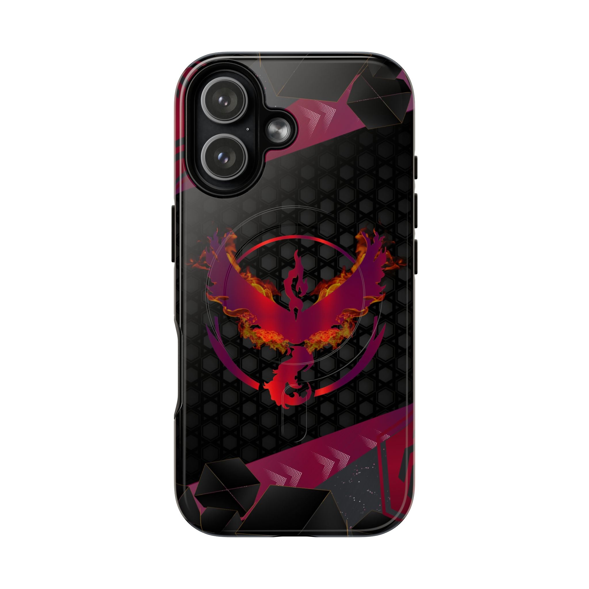 Pokémon Phone Case – Team Valor Tough MagSafe for iPhone 15, 16, 17 | Dual-Layer Armor + Magnetic Charging