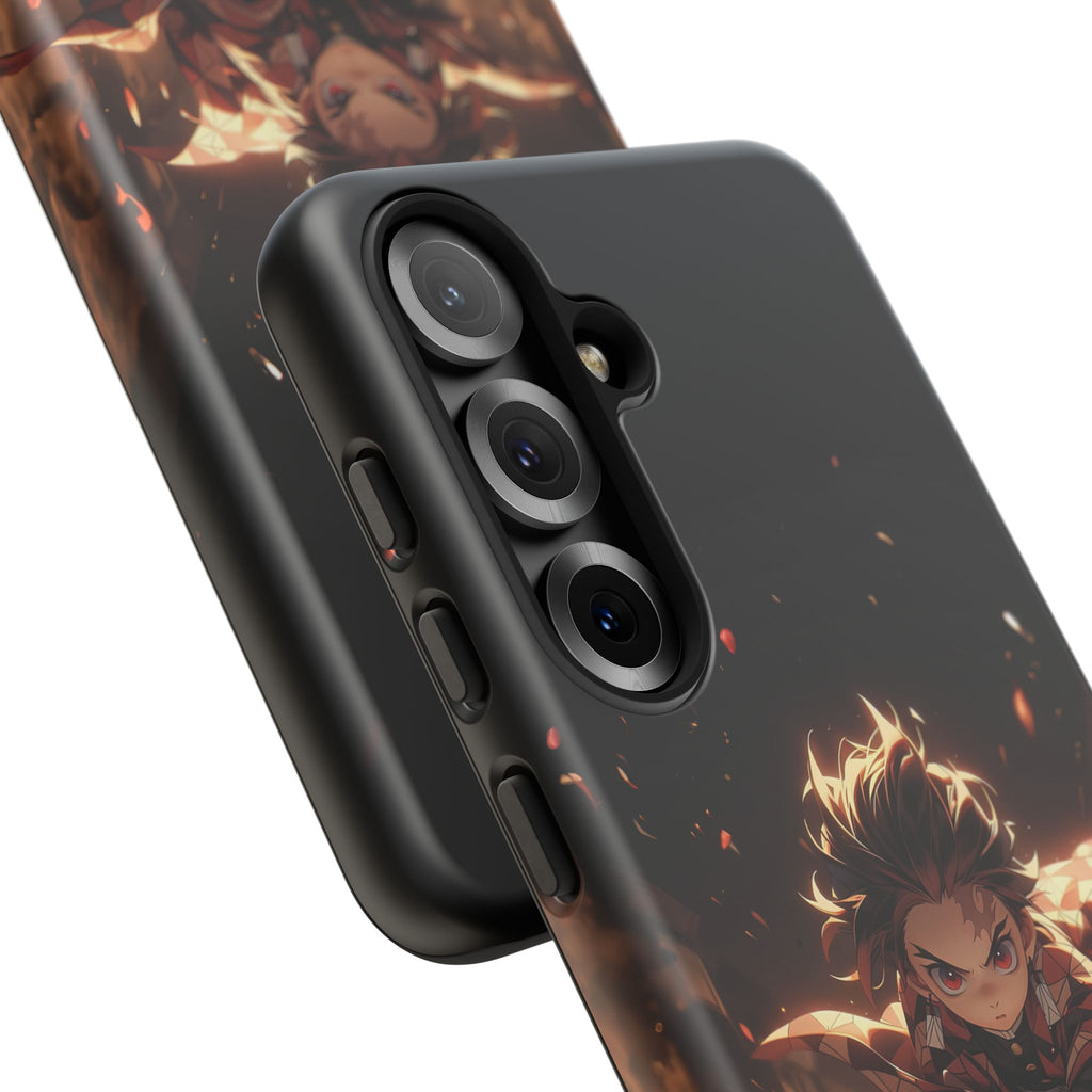 Tough Phone Case – Chibi Tanjiro Kamado Anime Protective Case for iPhone & Samsung