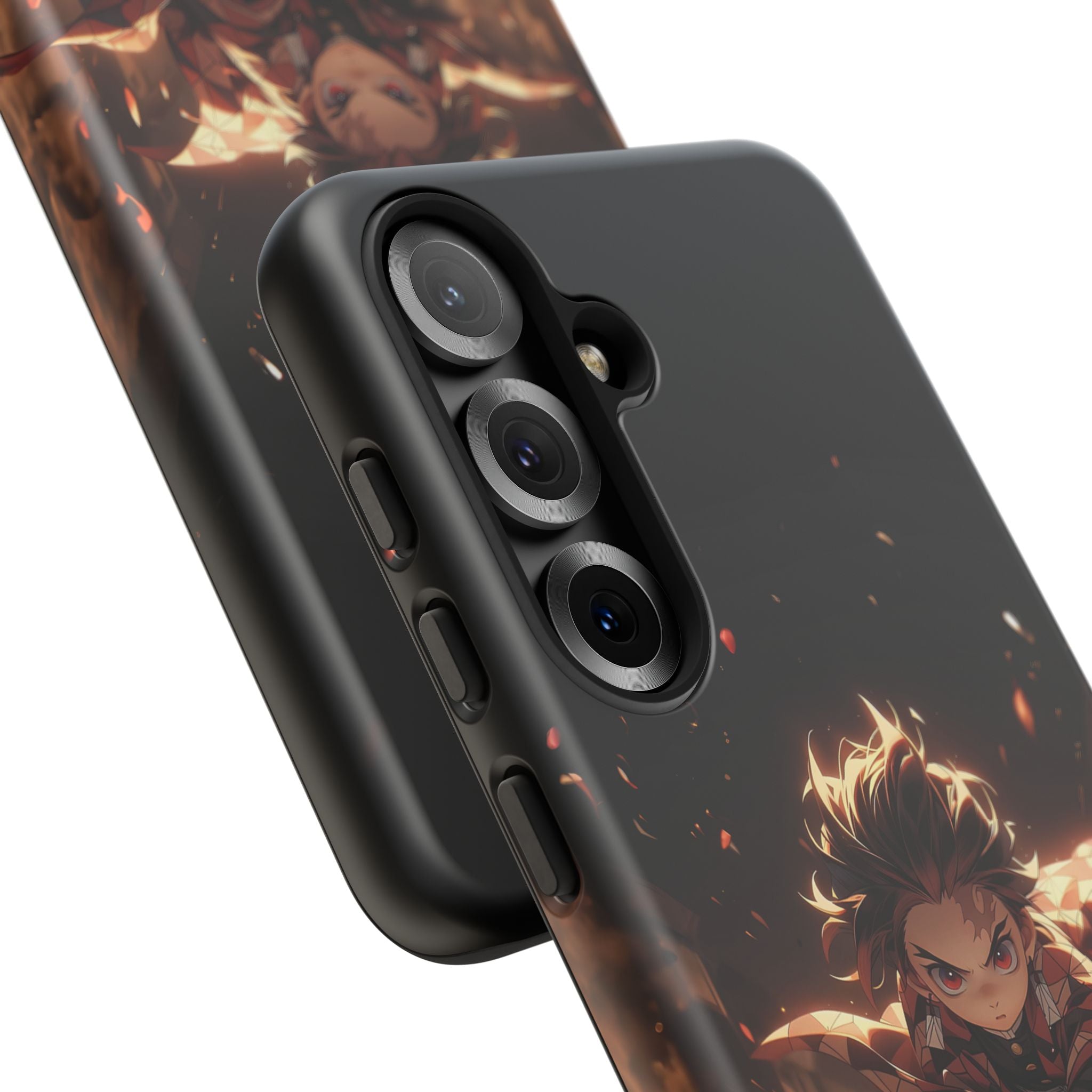 Tough Phone Case – Chibi Tanjiro Kamado Anime Protective Case for iPhone & Samsung