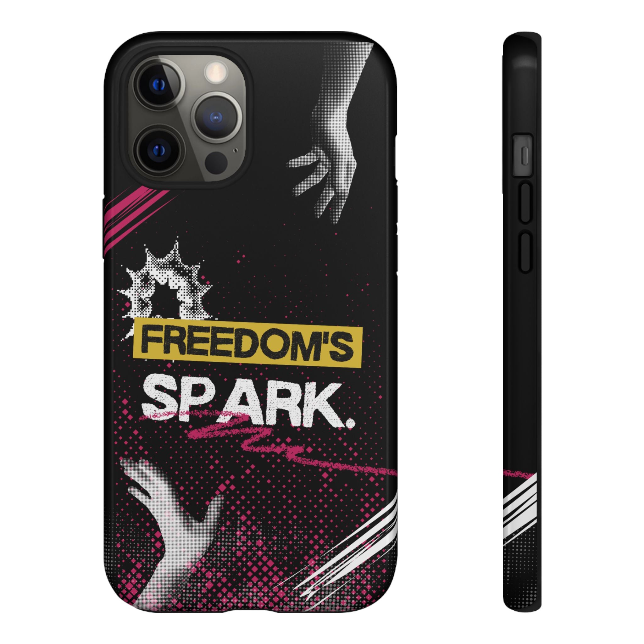 Tough Cases - Freedom's Spark Motivationsl Themed Phone Protection for iPhone, Samsung, and Google Pixel (Matte/Glossy)