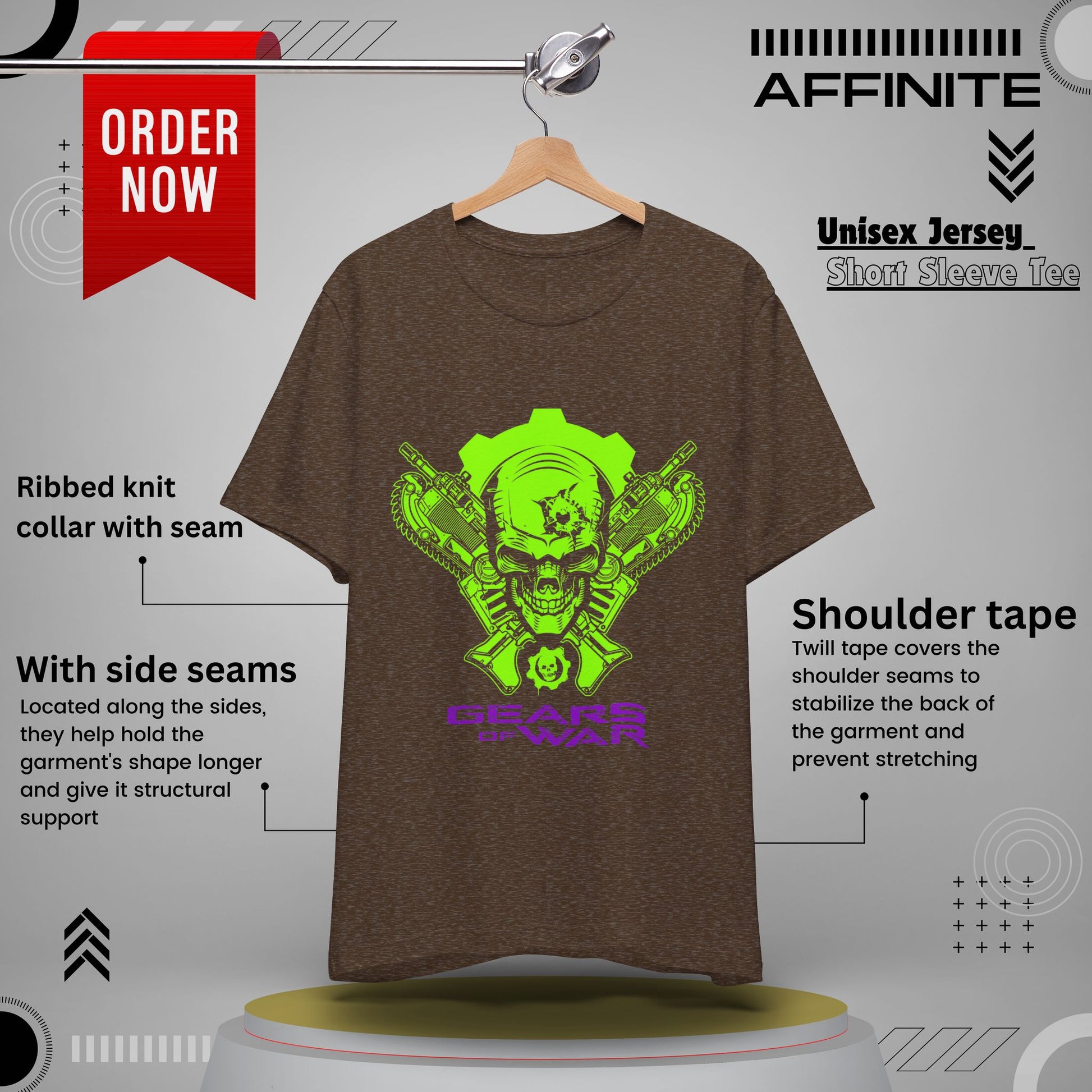T-Shirt Level Up Your Style: The Ultimate Guide to Gears of War Shirts for Gamers Heather Brown