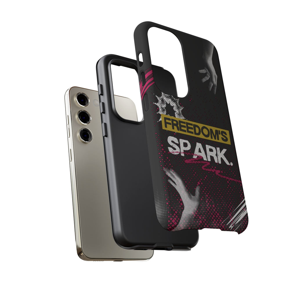 Tough Cases - Freedom's Spark Motivationsl Themed Phone Protection for iPhone, Samsung, and Google Pixel (Matte/Glossy)