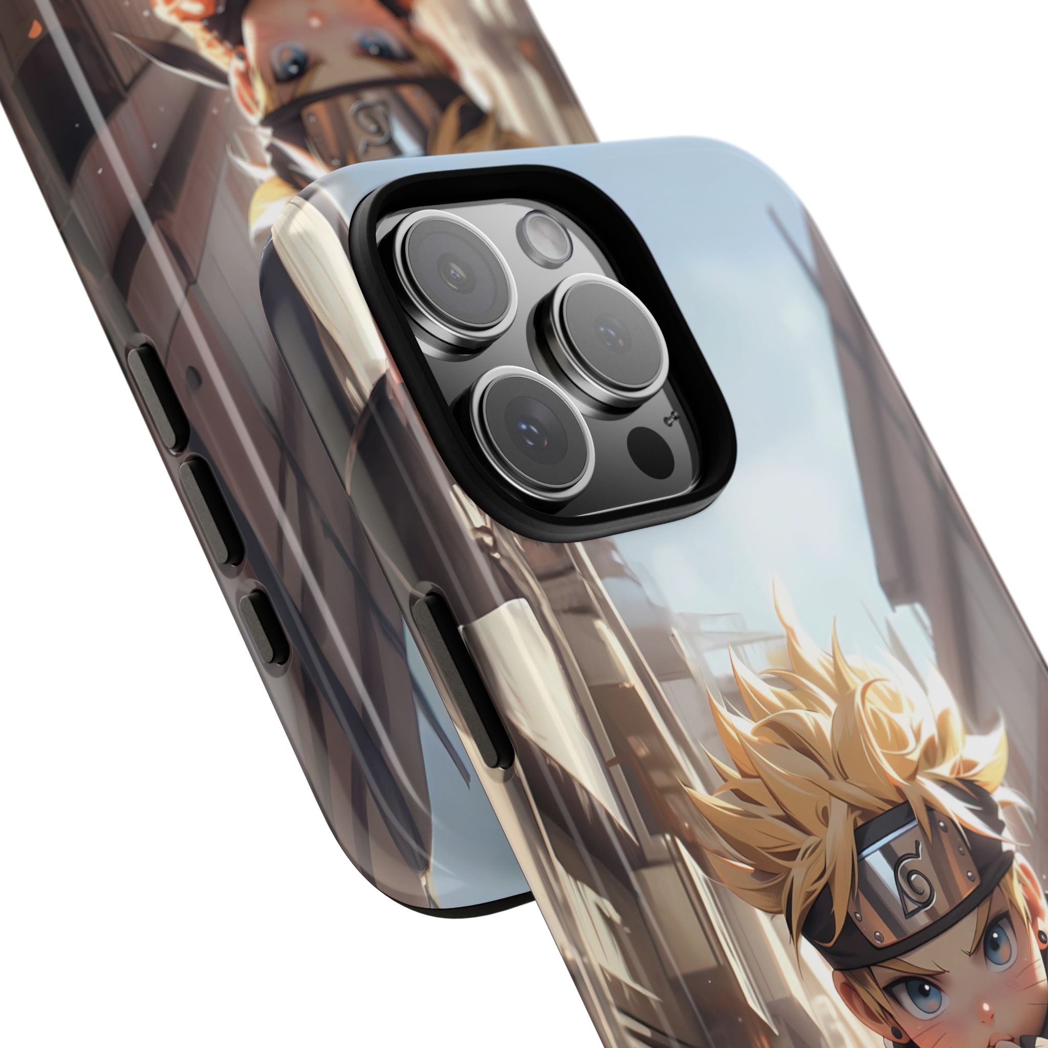 Chibi Naruto Tough Phone Case – Anime Protective Case for iPhone & Samsung, UV Resistant, Durable & Stylish