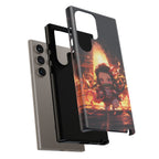 Chibi Nezuko Kamado Tough Phone Case – Anime Protective Case for iPhone & Samsung, UV Resistant, Durable & Stylish