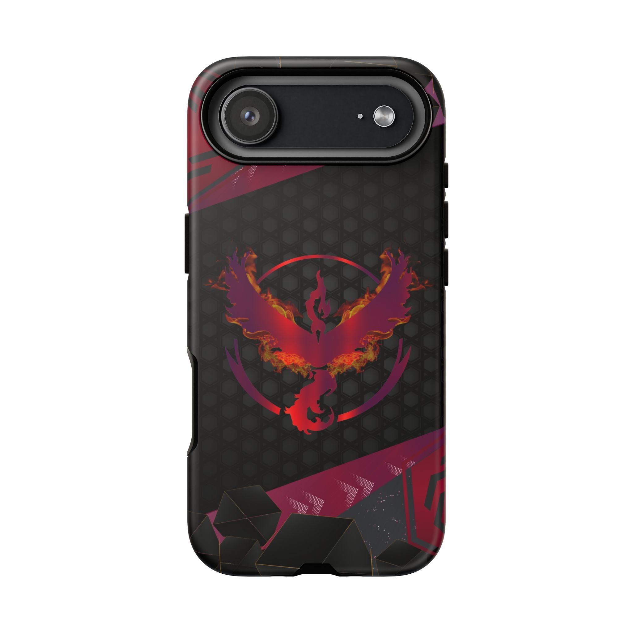 Pokémon Phone Case – Team Valor Tough & Rugged Dual-Layer Protection for iPhone, Samsung, Pixel | Wireless Charging Ready