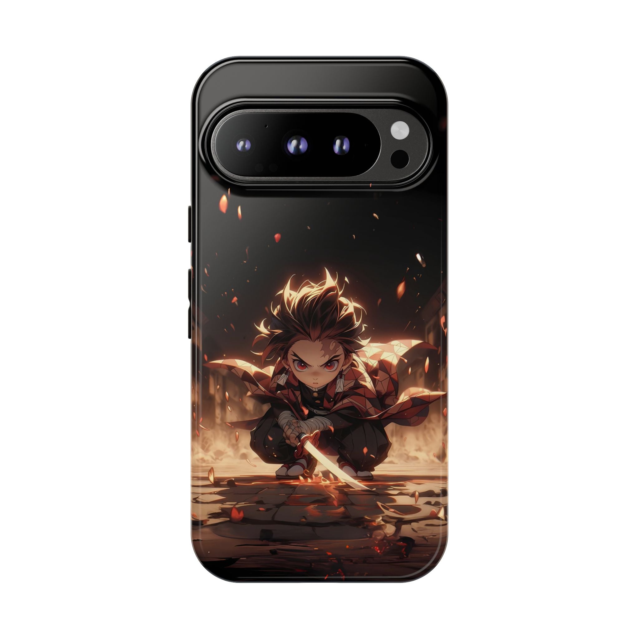 Tough Phone Case – Chibi Tanjiro Kamado Anime Protective Case for iPhone & Samsung