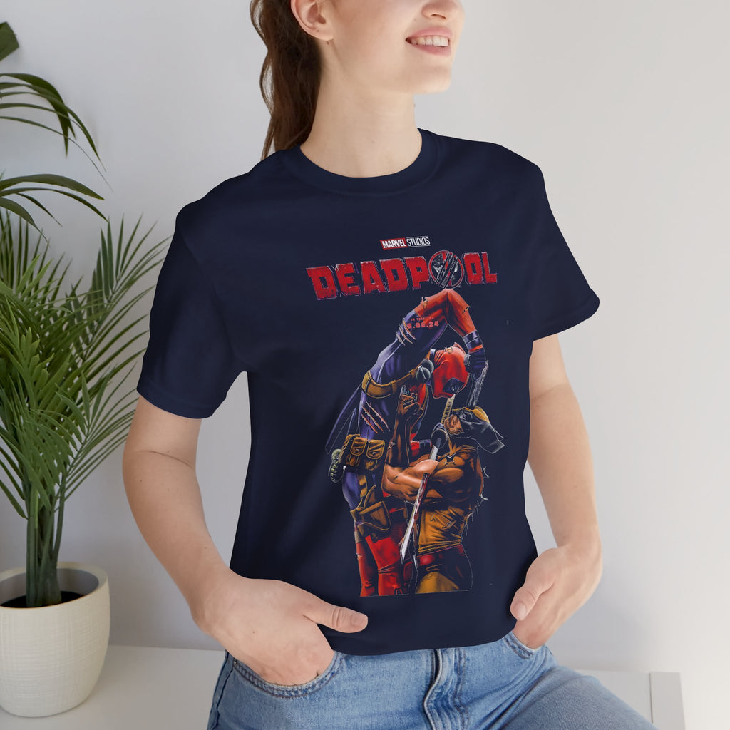 Deadpool Graphic Tee – Marvel Movie Unisex Jersey Shirt | Soft Cotton for Comic Fans & Pop Culture Lovers