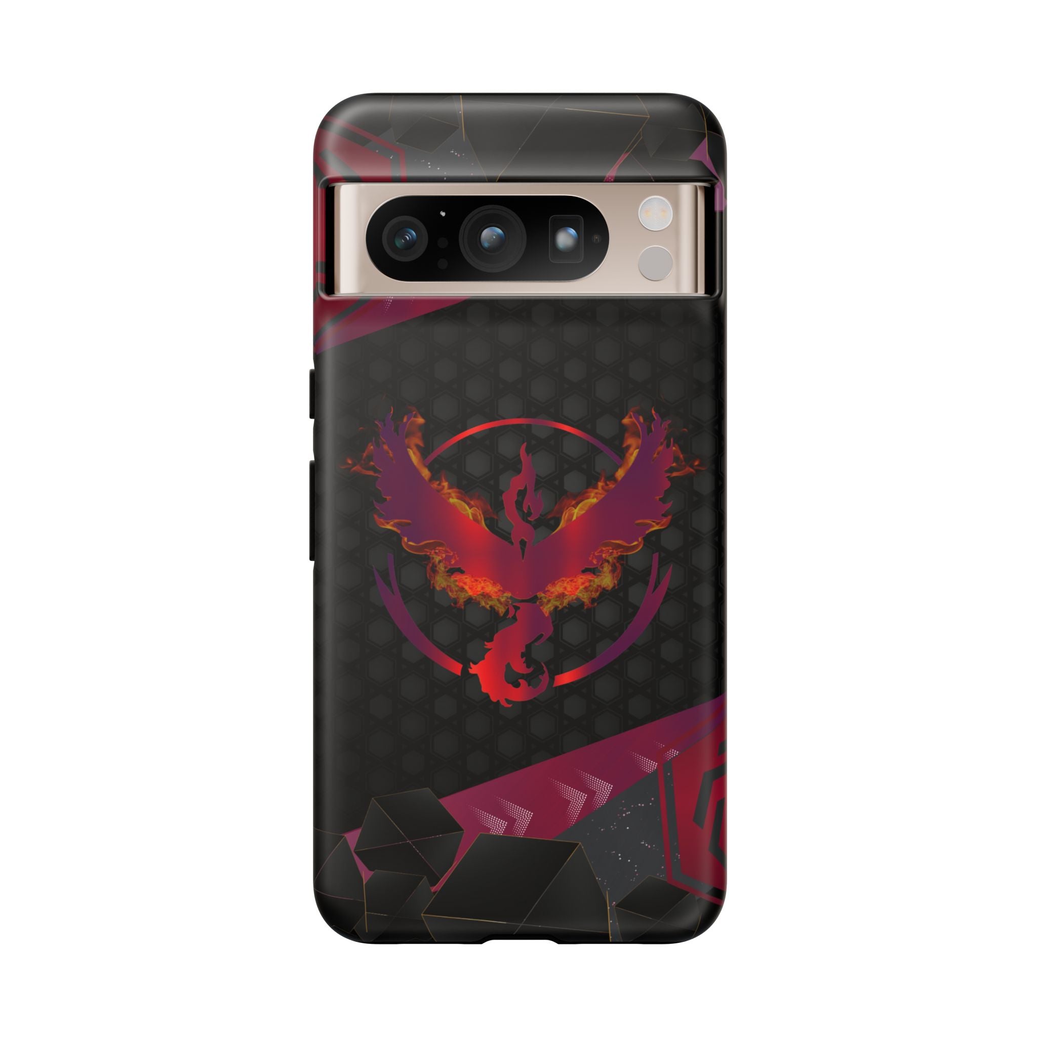 Pokémon Phone Case – Team Valor Tough & Rugged Dual-Layer Protection for iPhone, Samsung, Pixel | Wireless Charging Ready