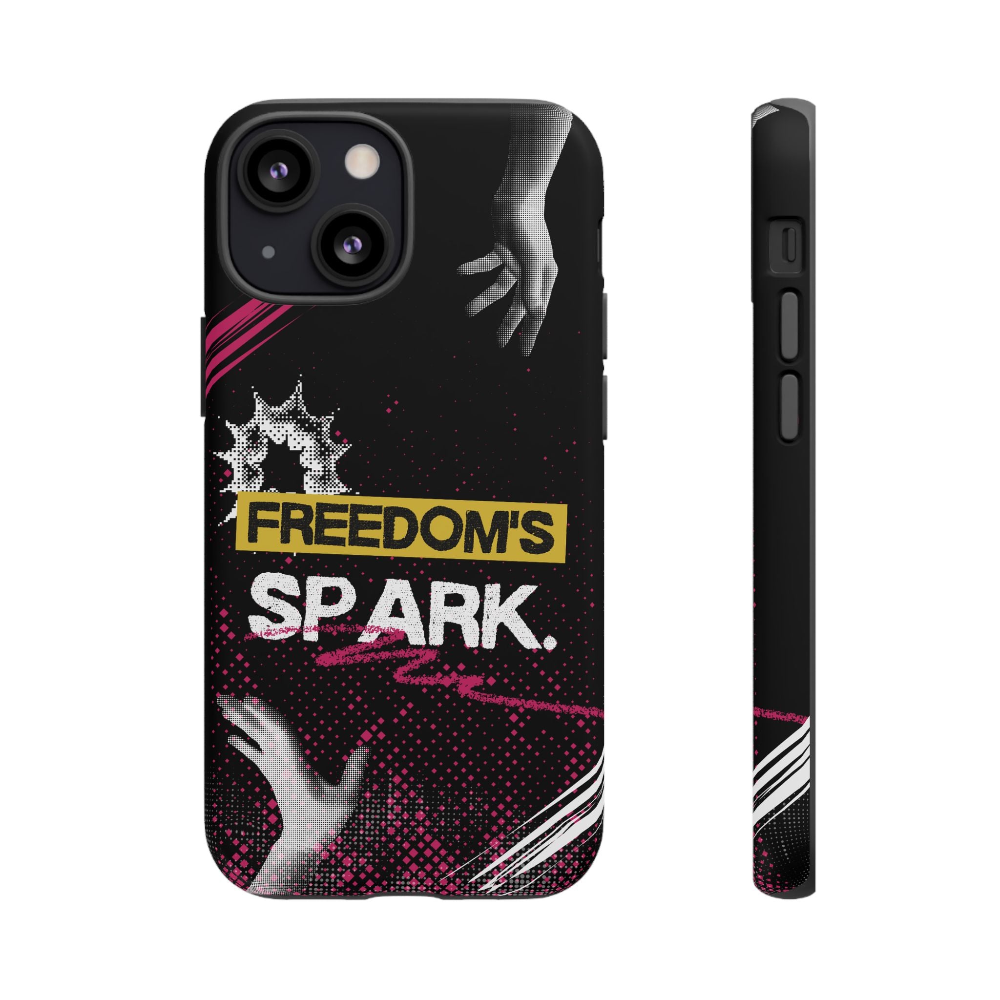 Tough Cases - Freedom's Spark Motivationsl Themed Phone Protection for iPhone, Samsung, and Google Pixel (Matte/Glossy)