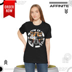 T-Shirt Awesome Bear T-Shirt - Fun Graphic Unisex Tee for Teen & Adults (100% Cotton)