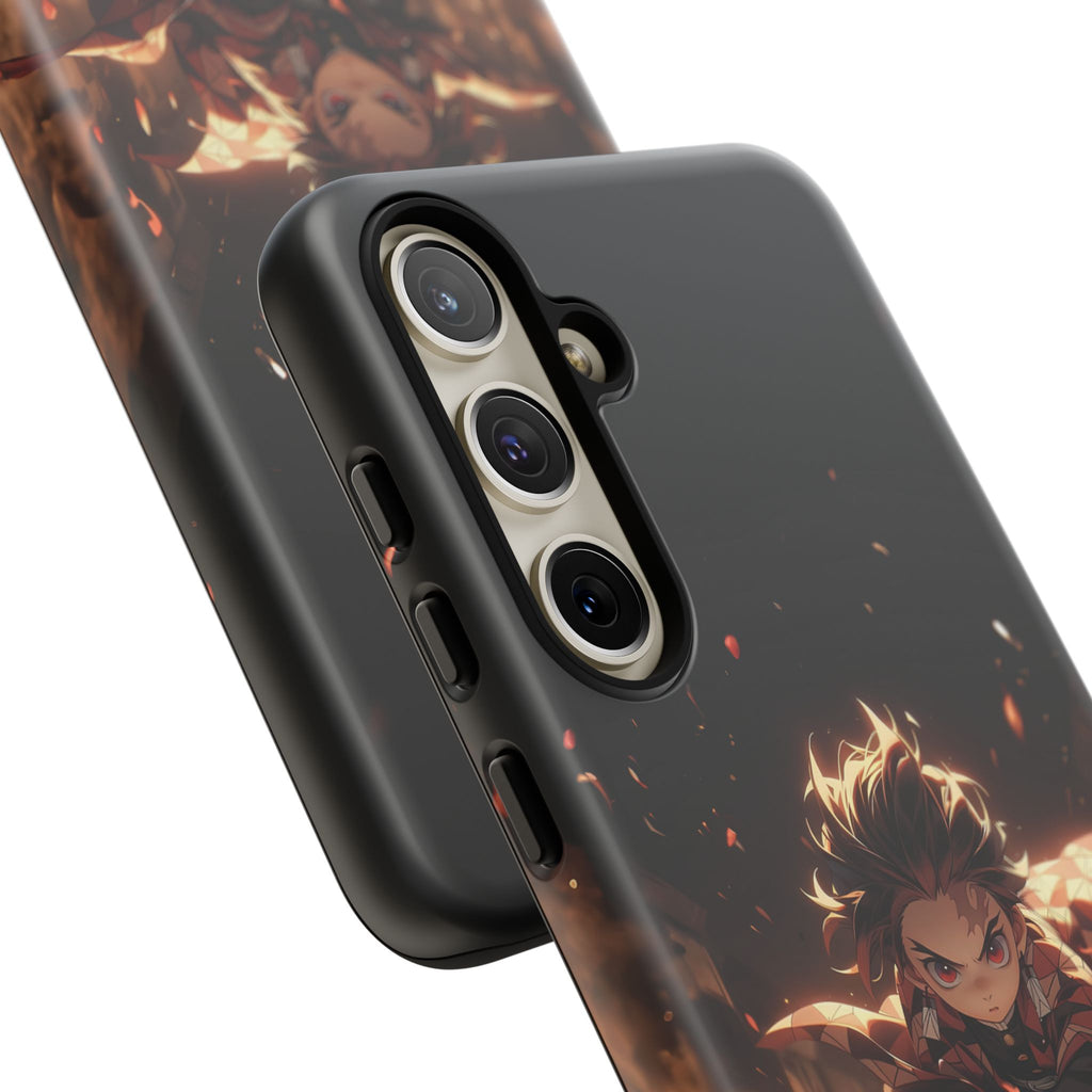 Tough Phone Case – Chibi Tanjiro Kamado Anime Protective Case for iPhone & Samsung