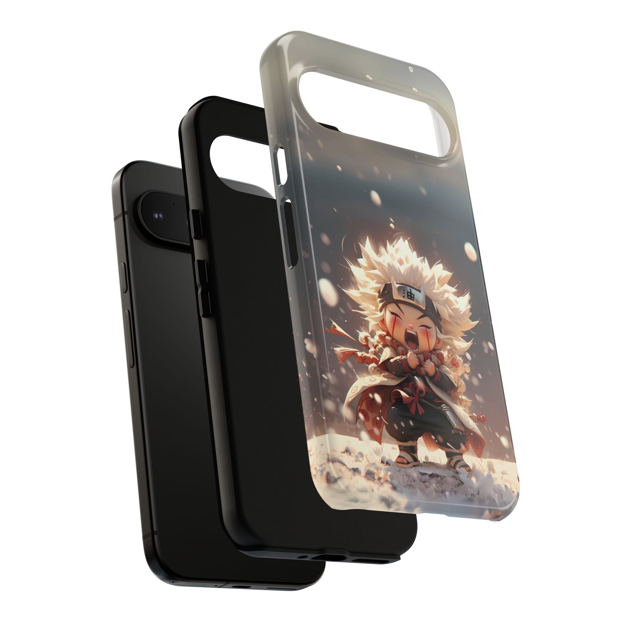 Anime Phone Case – Chibi Jiraiya Tough Protective Case for iPhone & Samsung