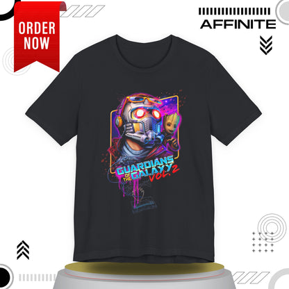 T-Shirt Guardians of the Galaxy Vol 2 T-Shirt – Retro Marvel Graphic Tee (Unisex)