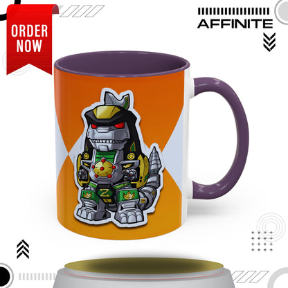 Mug Power Rangers Dragonzord Mug – 11oz & 15oz Ceramic Coffee Cup 11oz Purple