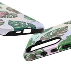 Tough Cases - Monstera Leaf Themed Phone Protection for iPhone, Samsung, and Google Pixel (Matte/Glossy)