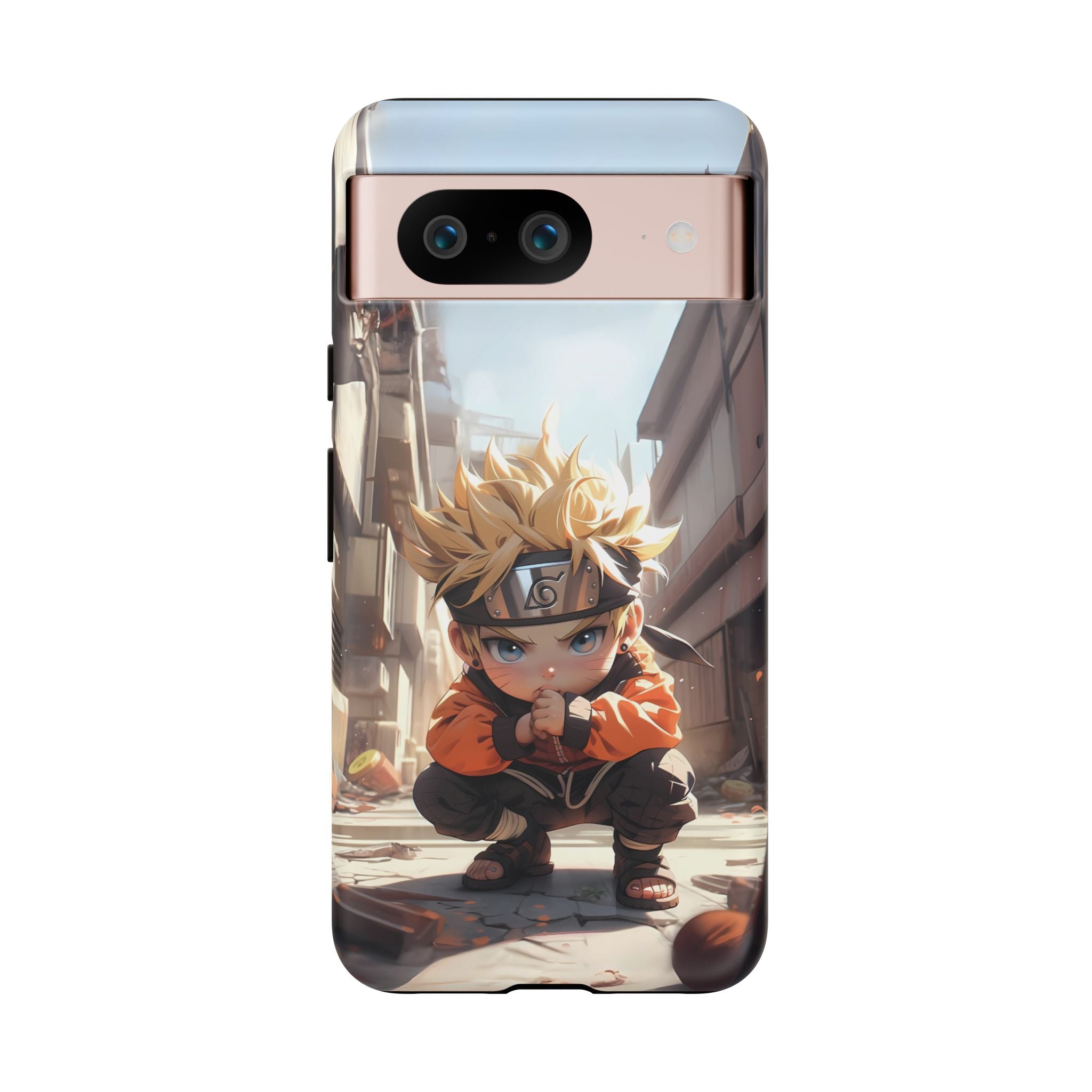 Chibi Naruto Tough Phone Case – Anime Protective Case for iPhone & Samsung, UV Resistant, Durable & Stylish