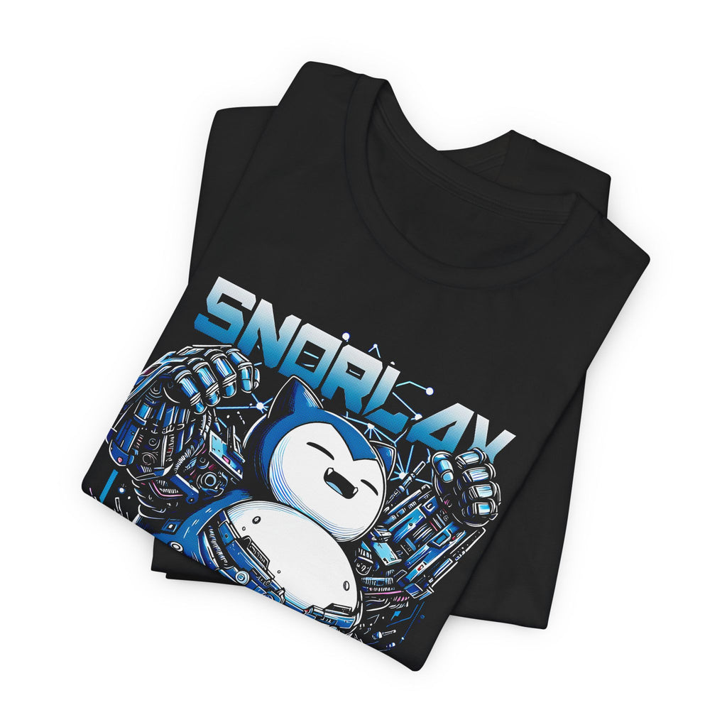 Robot Snorlax Shirt – Anime-Inspired Graphic Tee by Bella+Canvas
