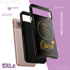 Tough Case Queen Phone Case – Matte & Glossy Crown Design for iPhone, Samsung & Pixel