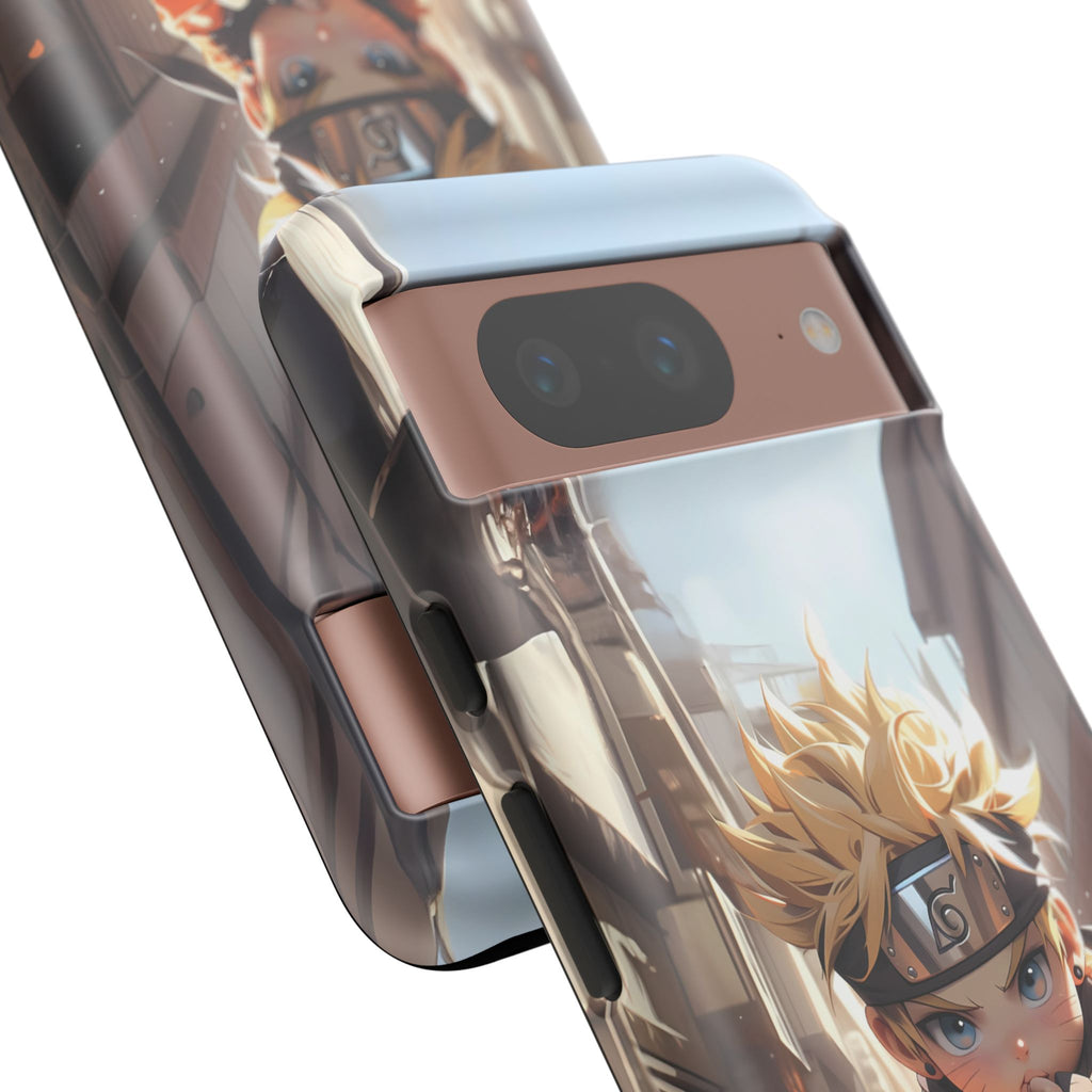 Chibi Naruto Tough Phone Case – Anime Protective Case for iPhone & Samsung, UV Resistant, Durable & Stylish