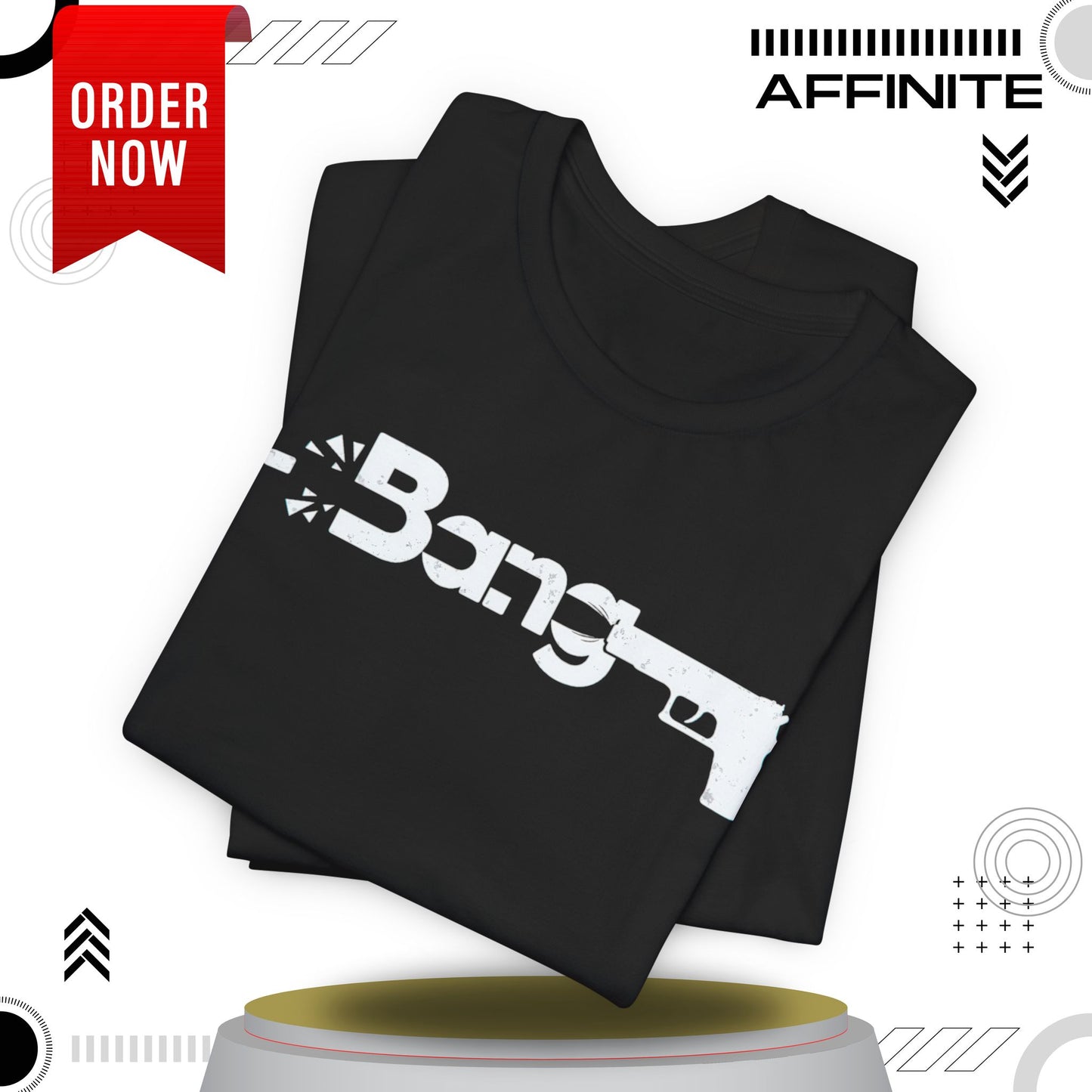 T-Shirt Bang Graphic Unisex Jersey Short Sleeve Tee - Casual Streetwear T-Shirt