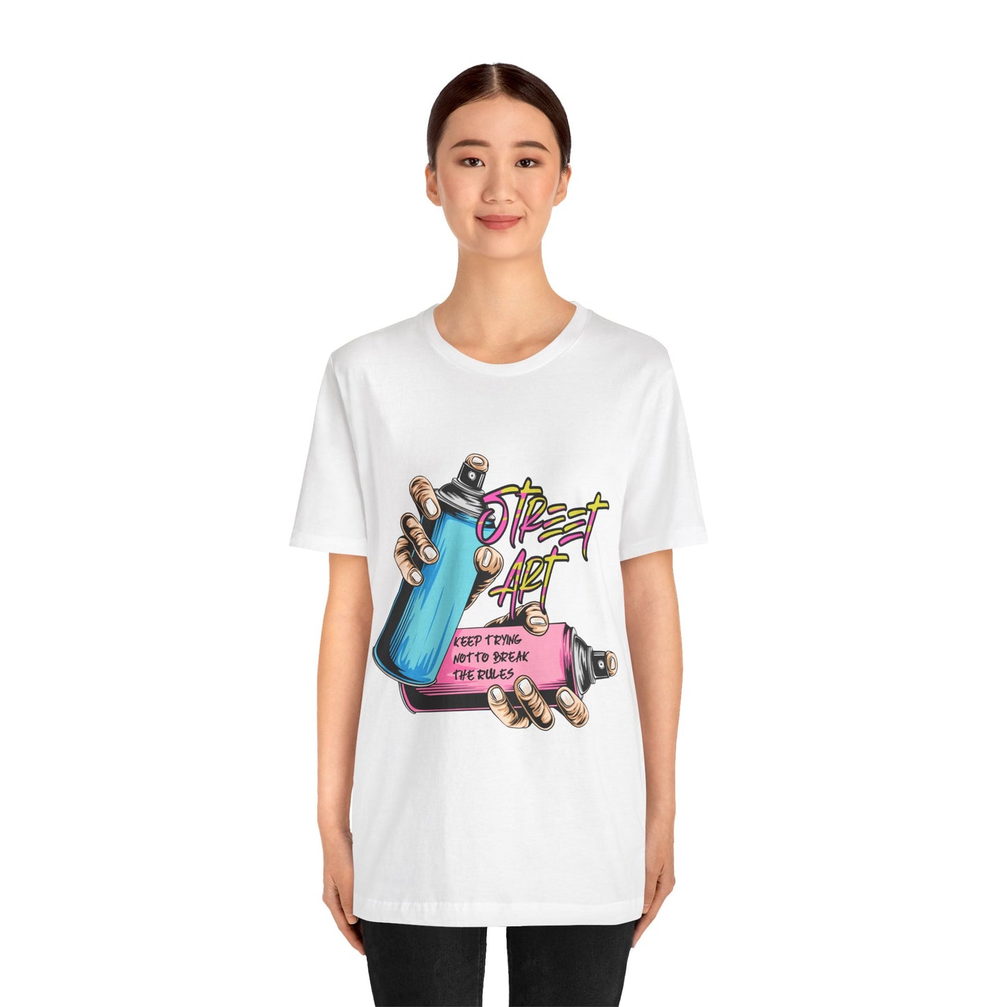 T-Shirt Street Art T-Shirts - Keep Trying Unisex Tee | Graphic Urban Wear