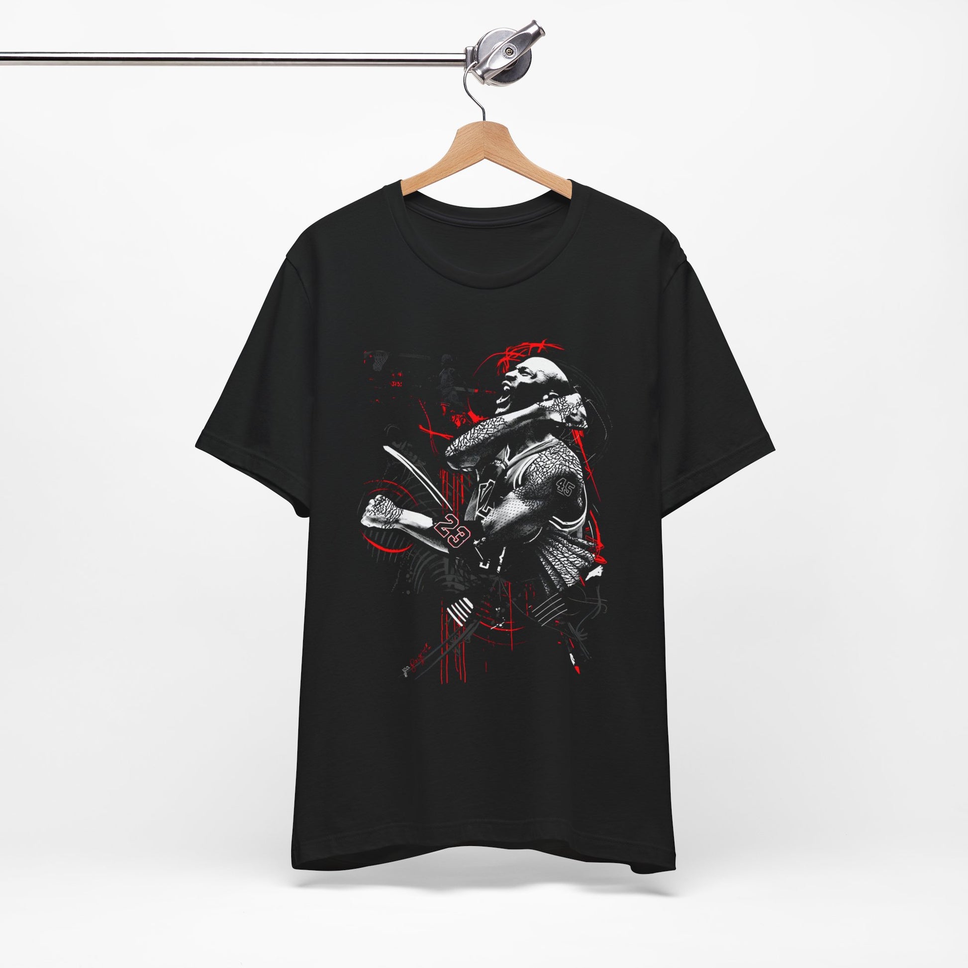 T-Shirt Dark Warrior Graphic Tee | Cool Casual Streetwear Black