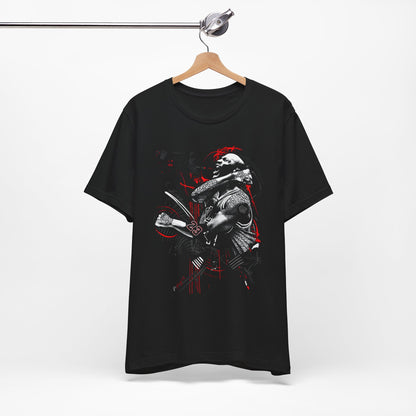 T-Shirt Dark Warrior Graphic Tee | Cool Casual Streetwear Black