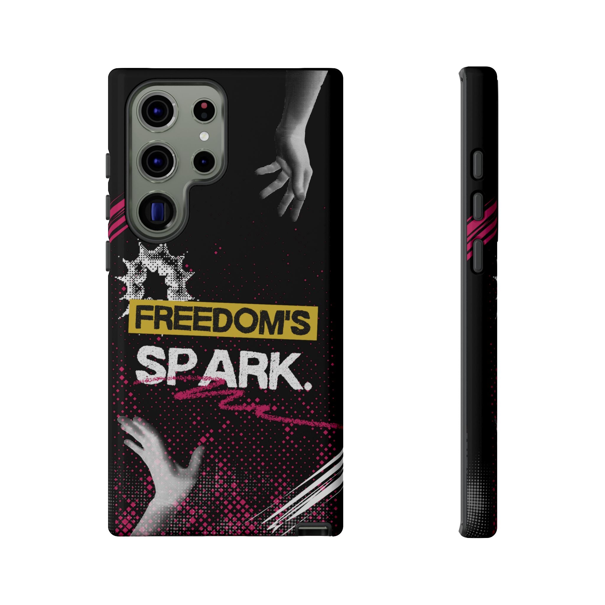 Tough Cases - Freedom's Spark Motivationsl Themed Phone Protection for iPhone, Samsung, and Google Pixel (Matte/Glossy)