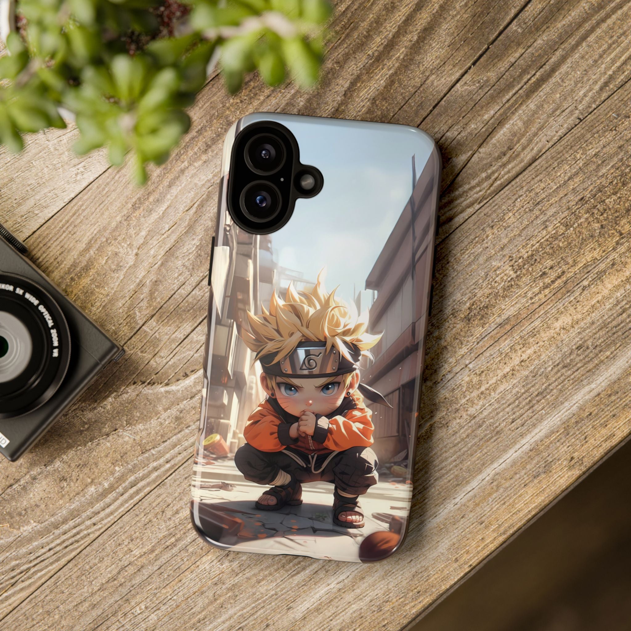 Chibi Naruto Tough Phone Case – Anime Protective Case for iPhone & Samsung, UV Resistant, Durable & Stylish