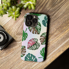 Tough Cases - Monstera Leaf Themed Phone Protection for iPhone, Samsung, and Google Pixel (Matte/Glossy)