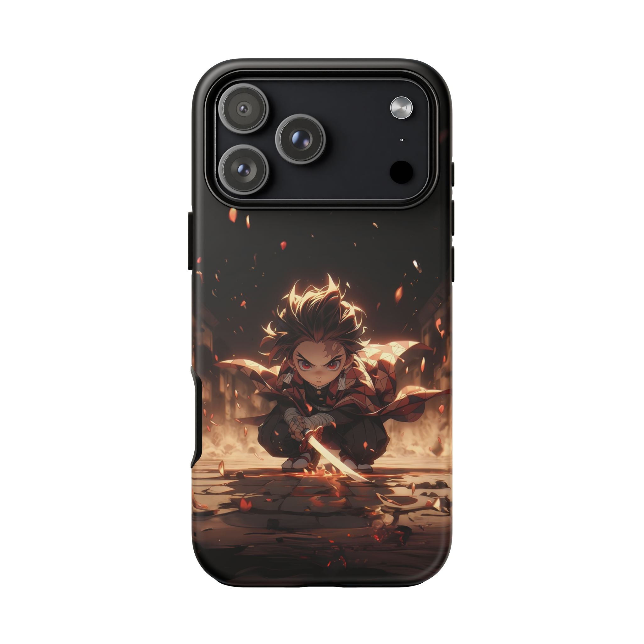 Tough Phone Case – Chibi Tanjiro Kamado Anime Protective Case for iPhone & Samsung