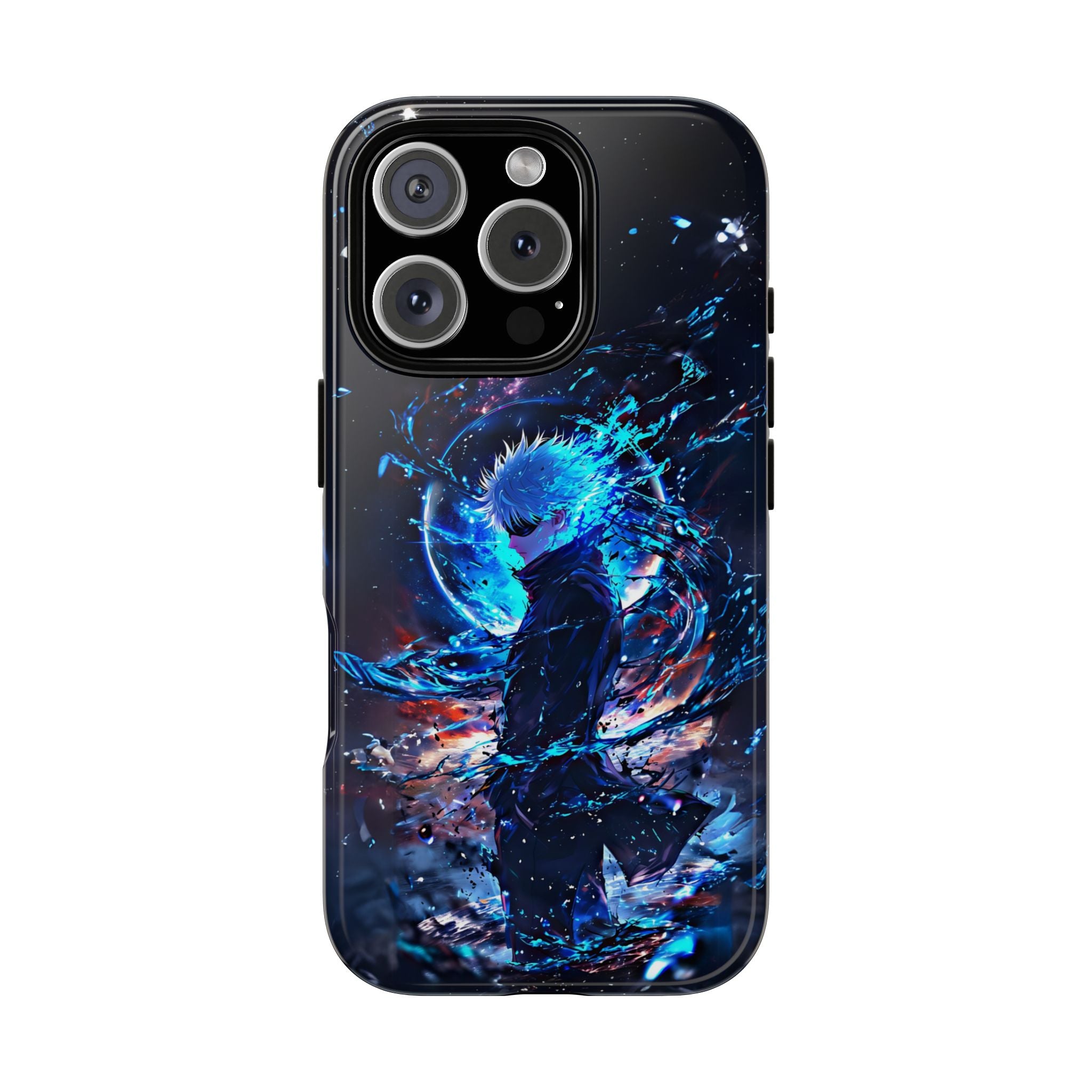 Anime Tough Phone Case – Gojou Satoru Design for iPhone, Samsung, and Google Pixel