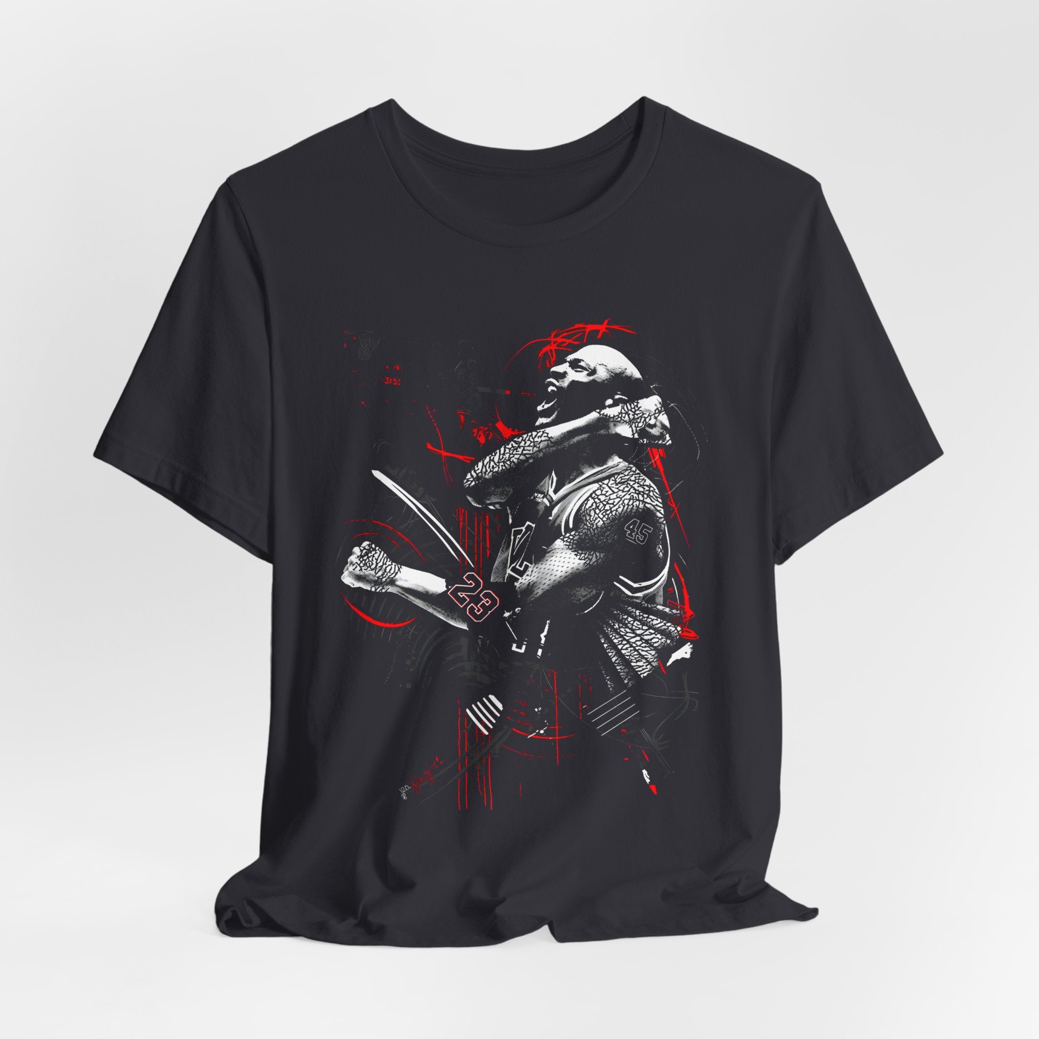 Michael Jordan Graphic Tee – Bold Basketball Player T-Shirt for Streetwear Fans | Unisex Cotton Crew Neck