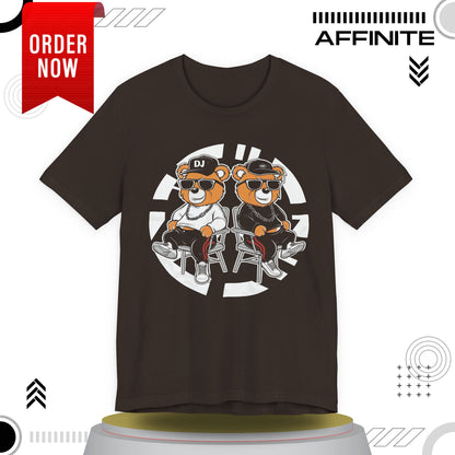 T-Shirt Awesome Bear T-Shirt - Fun Graphic Unisex Tee for Teen & Adults (100% Cotton)