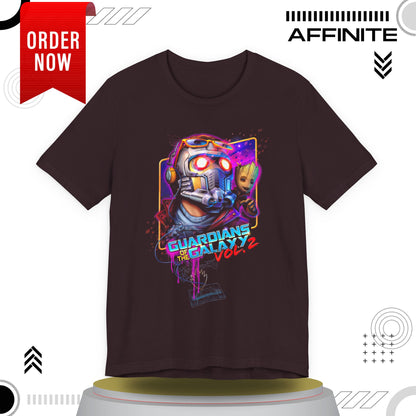 T-Shirt Guardians of the Galaxy Vol 2 T-Shirt – Retro Marvel Graphic Tee (Unisex)