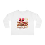Toddler Long Sleeve Tee - 2025 Happy New Year Disco Design