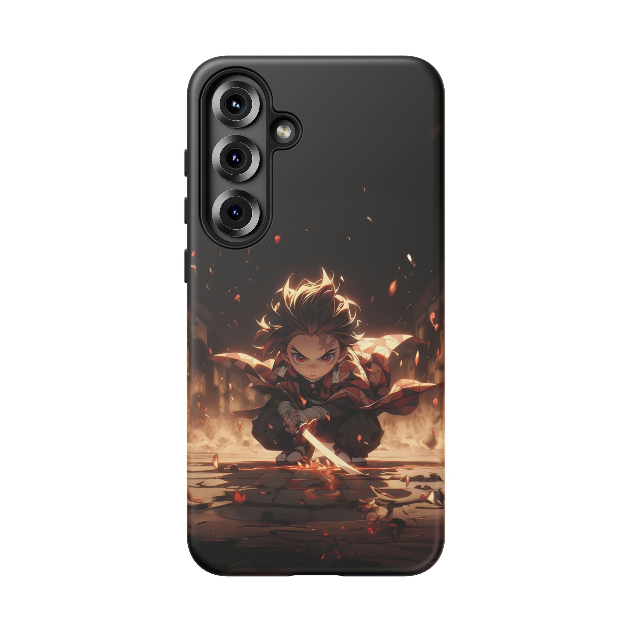 Tough Phone Case – Chibi Tanjiro Kamado Anime Protective Case for iPhone & Samsung
