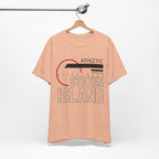 T-Shirt Unisex T Shirt - Athletic Staten Island Tee | Casual Comfort Fit | Affinite Heather Peach