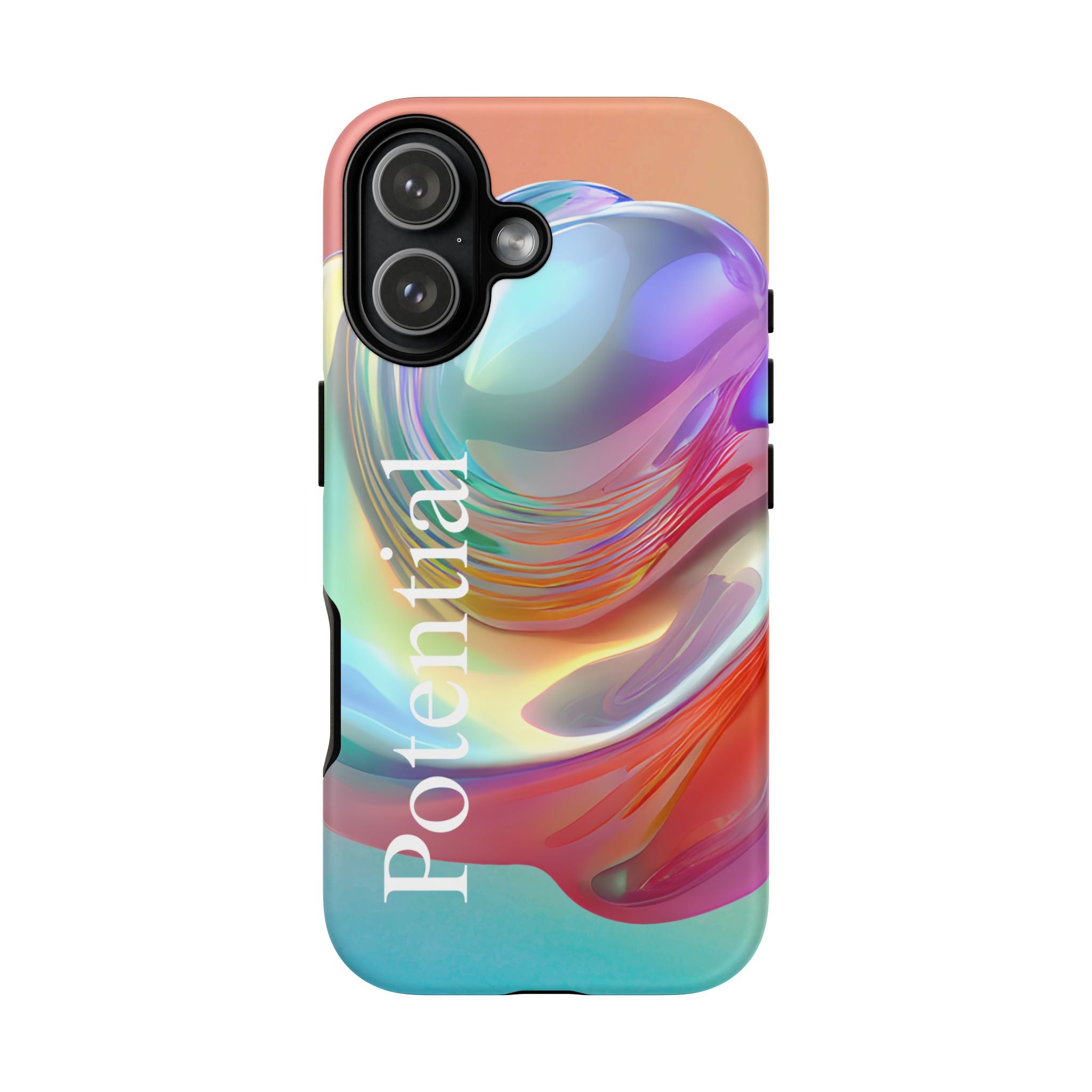 Colorful Phone Tough Case - "Potential" Metamorph Design
