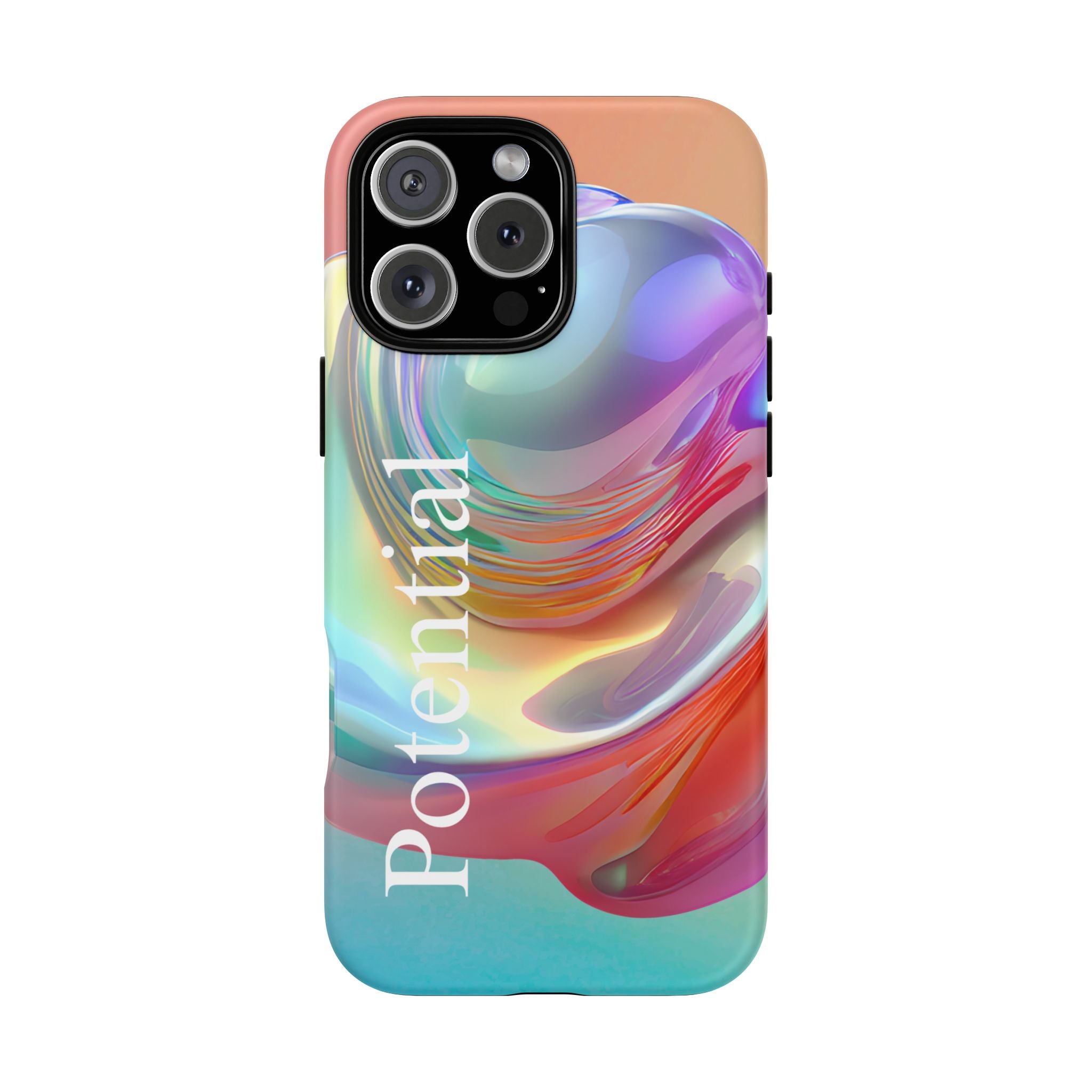 Colorful Phone Tough Case - "Potential" Metamorph Design