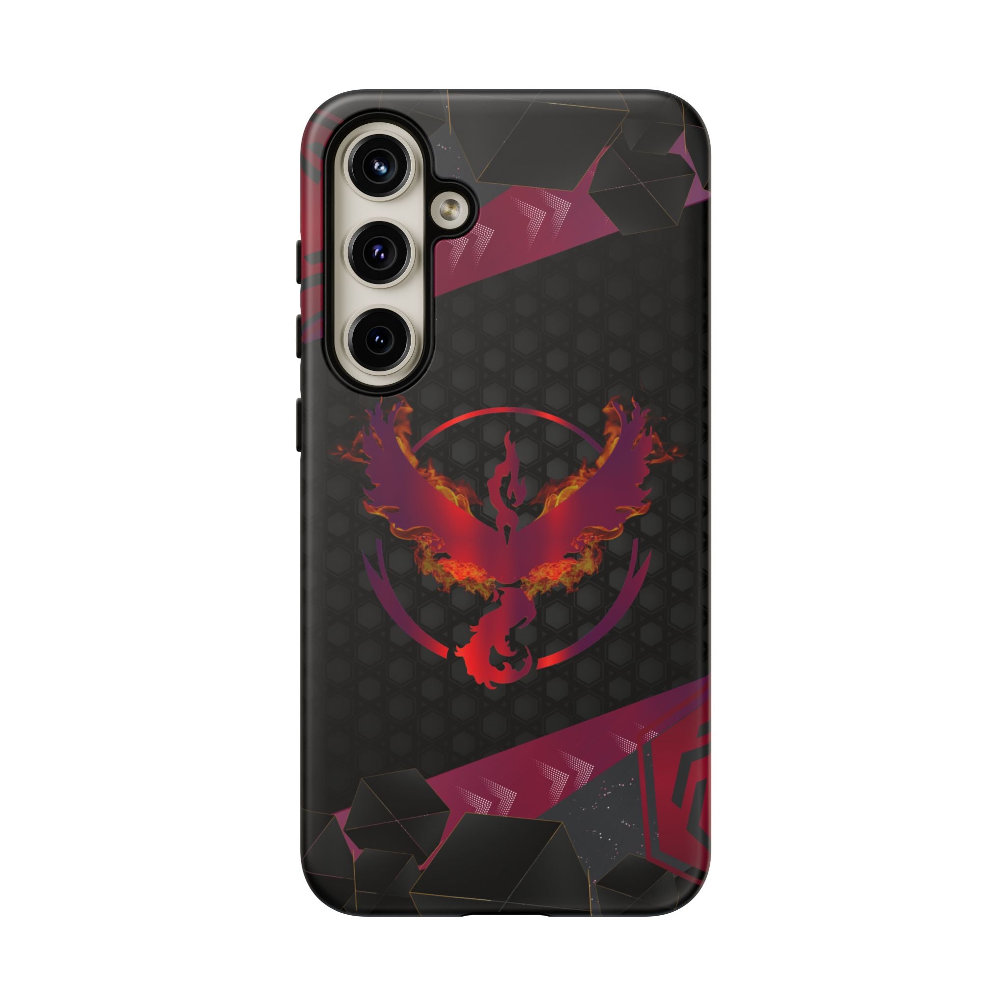 Pokémon Phone Case – Team Valor Tough & Rugged Dual-Layer Protection for iPhone, Samsung, Pixel | Wireless Charging Ready