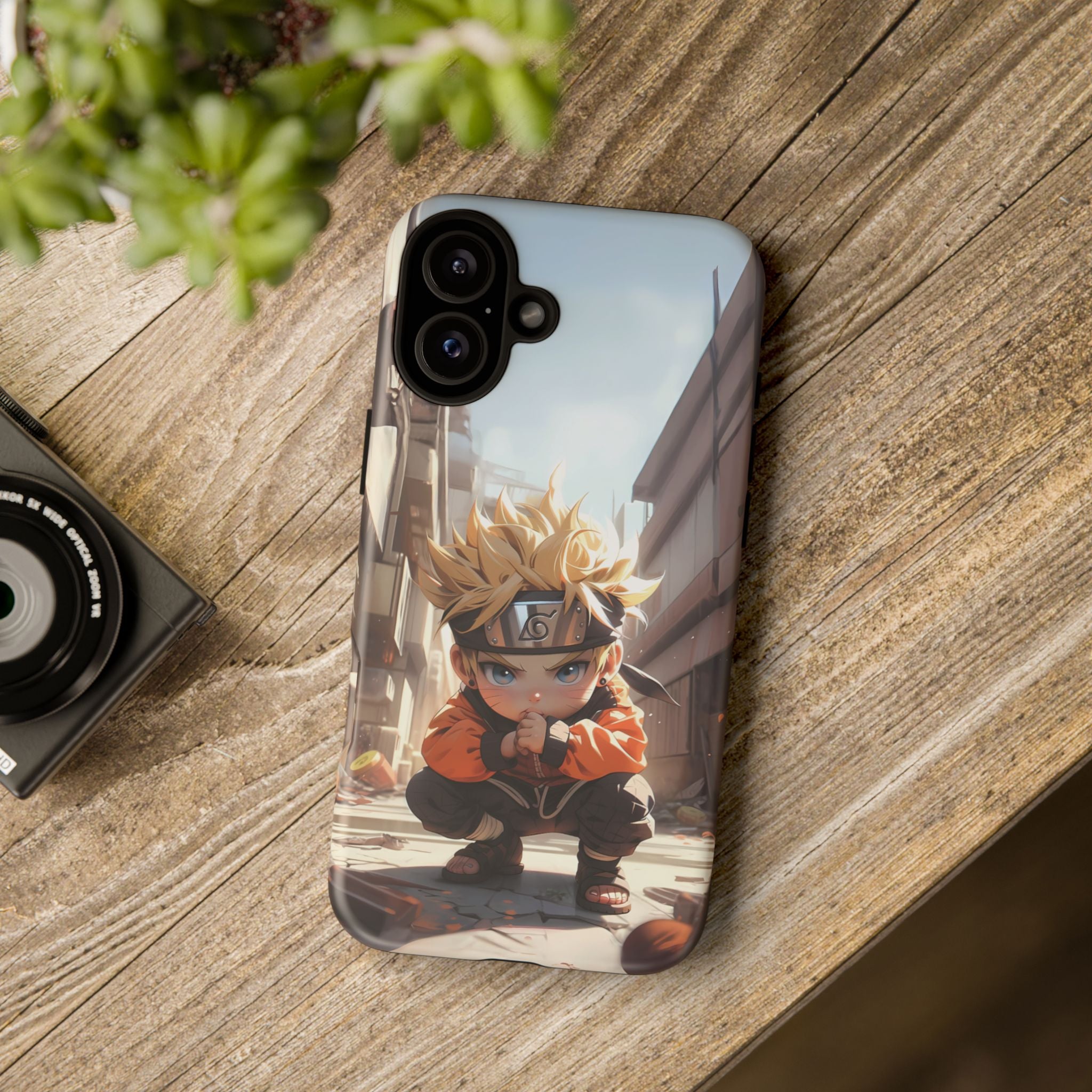 Chibi Naruto Tough Phone Case – Anime Protective Case for iPhone & Samsung, UV Resistant, Durable & Stylish
